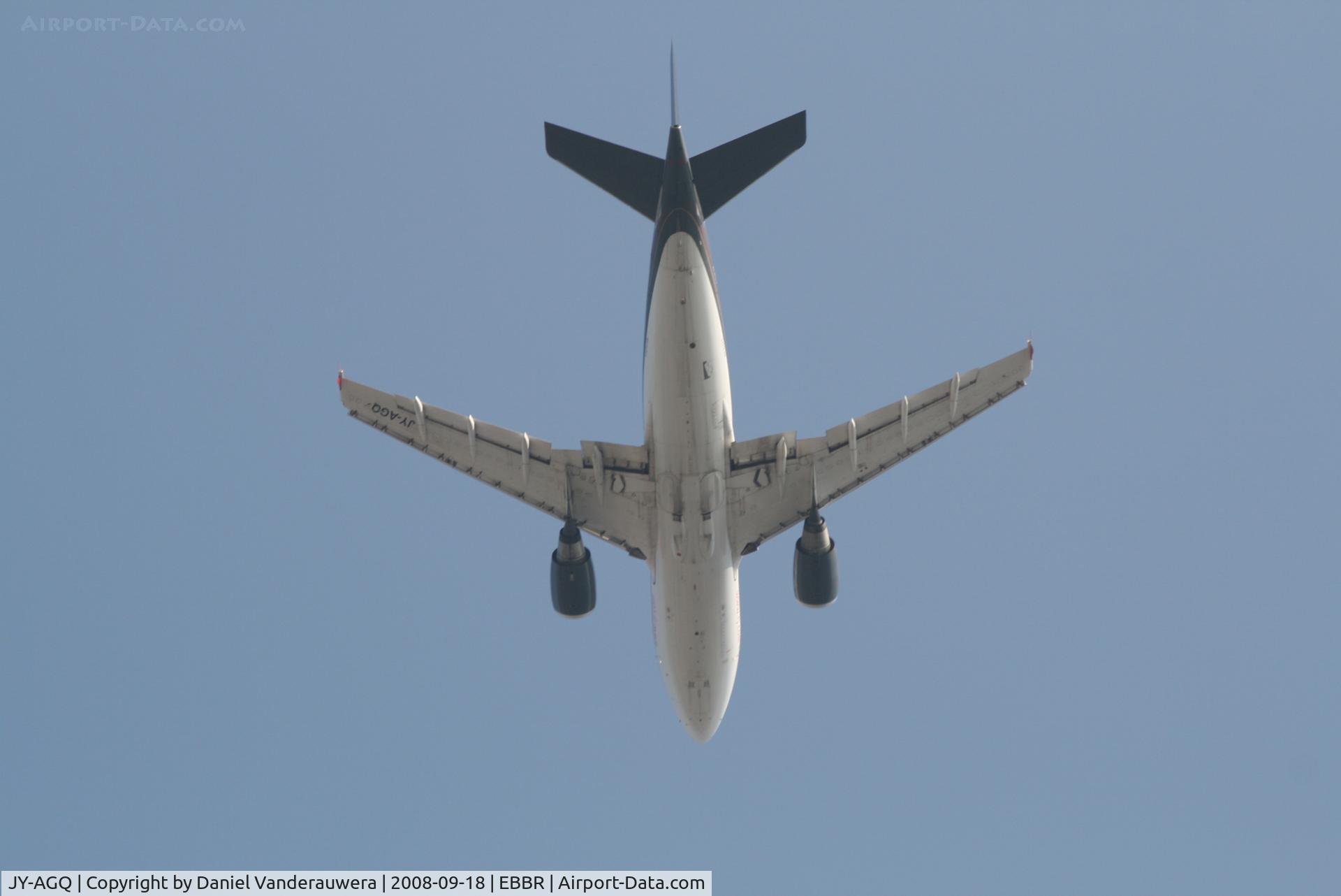 JY-AGQ, 1987 Airbus A310-304F C/N 445, On approach to RWY 07L