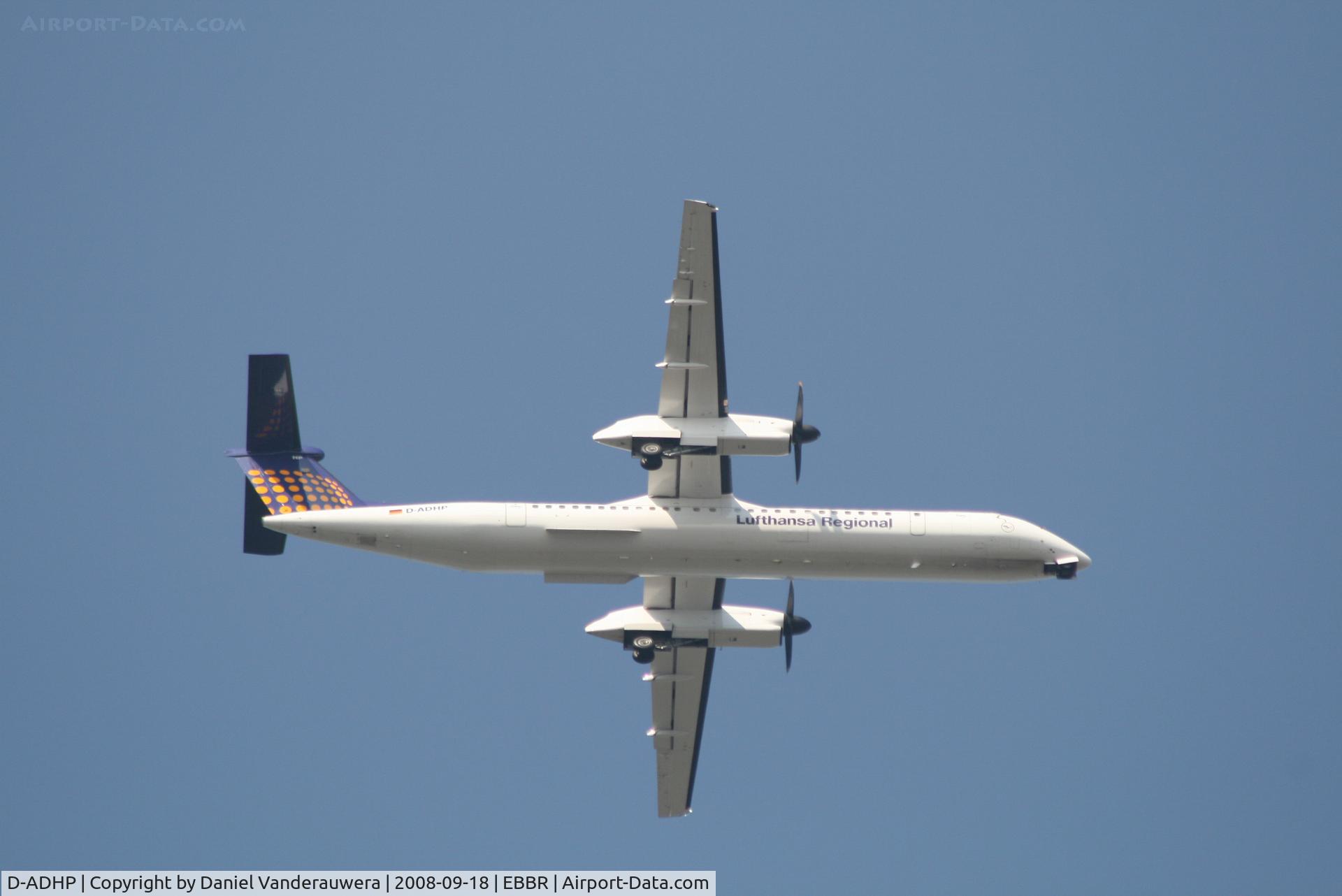 D-ADHP, 1998 De Havilland Canada DHC-8-402 Dash 8 C/N 4003, On approach to RWY 07L