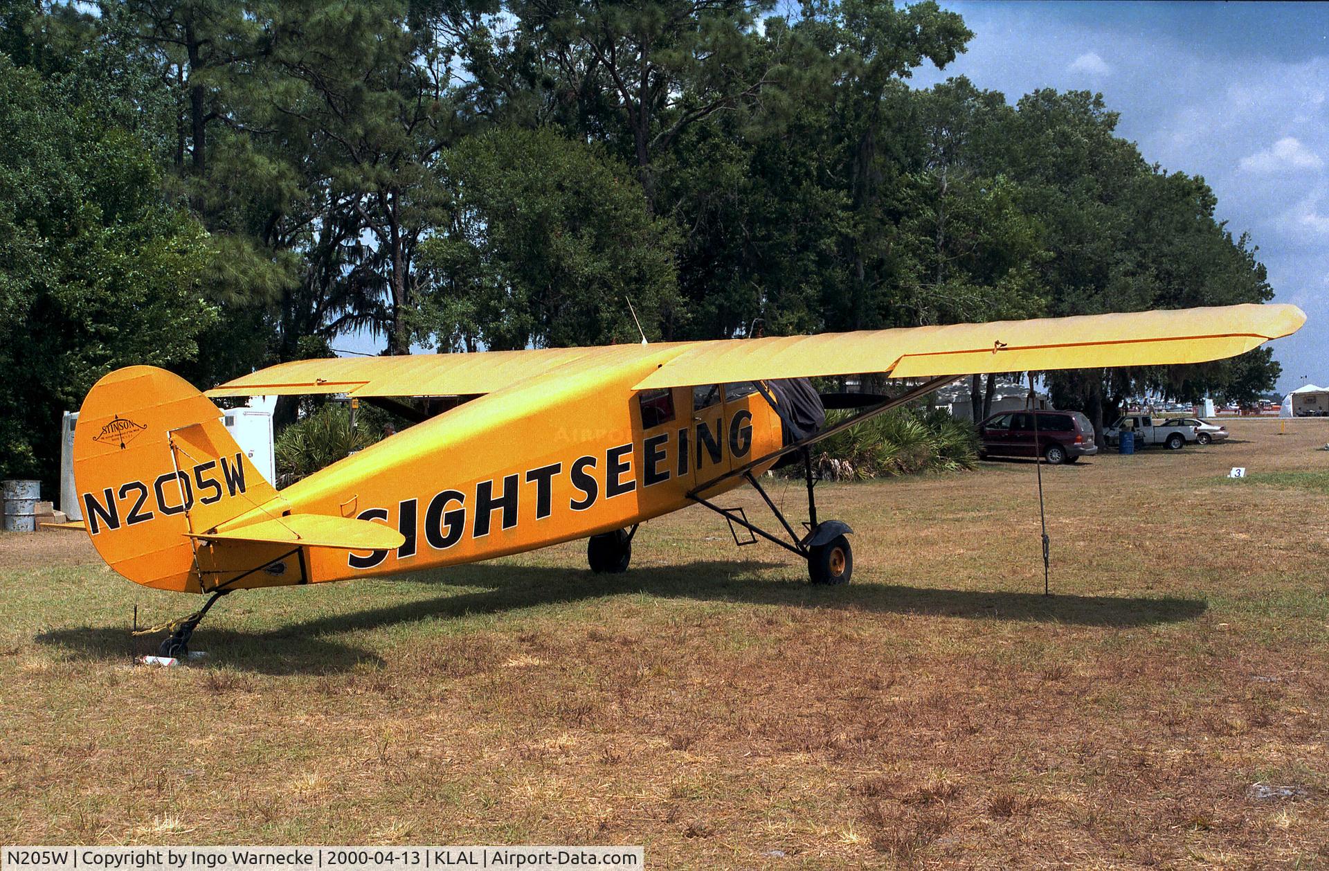 N205W, 1930 Stinson SM-8A Junior C/N 4029, Stinson SM-8A at Sun 'n Fun 2000, Lakeland FL