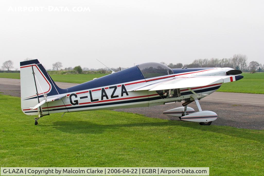 G-LAZA, 1996 Stephens Akro Laser Z200 C/N PFA 123-12682, Hammond Lazer Z200 at Breighton Airfield in 12006.