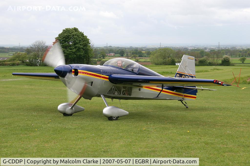 G-CDDP, 1993 Stephens Akro Laser Z230 C/N 001, Thomson Lazer Z230 at Breighton Airfield in 2007.