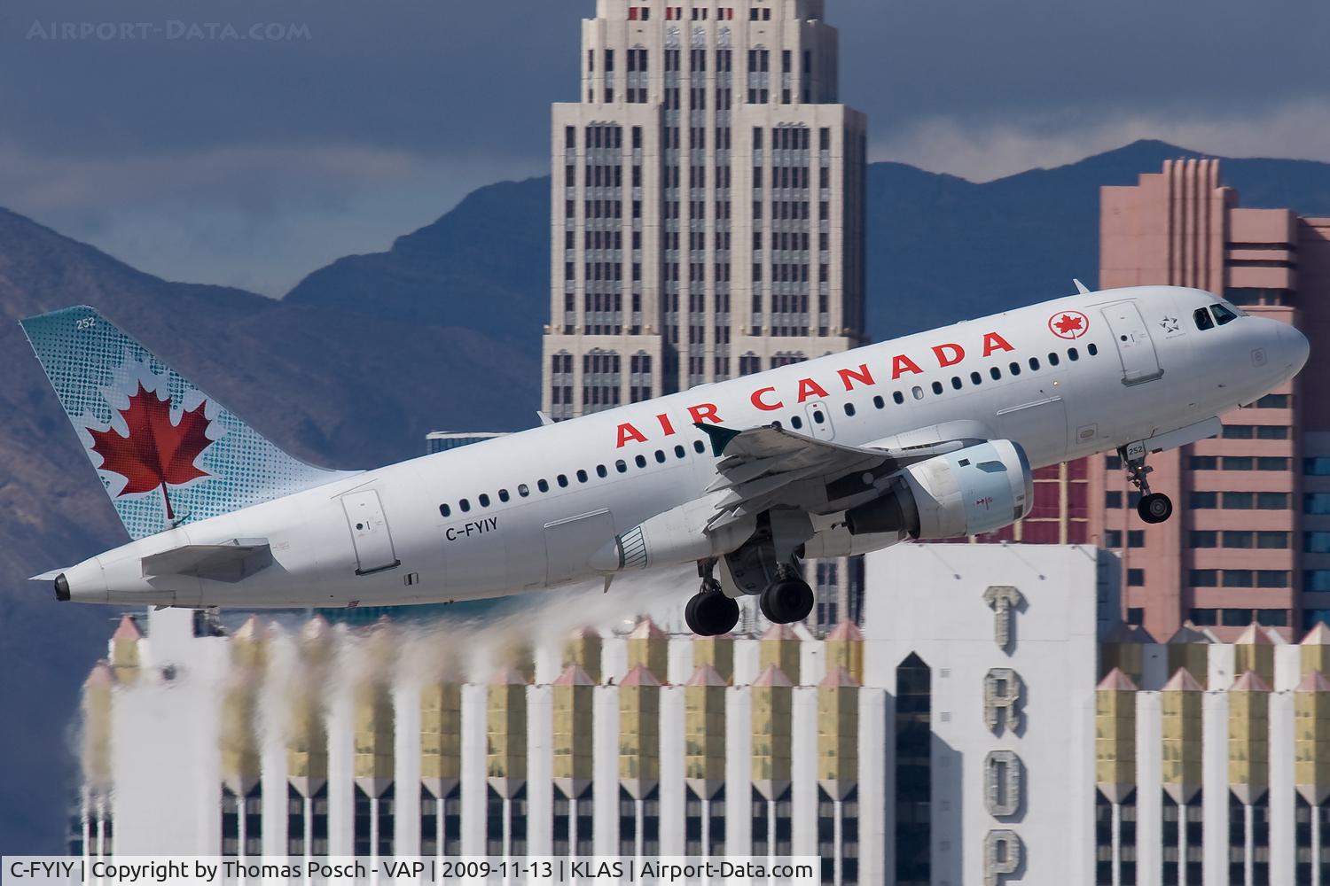 C-FYIY, 1996 Airbus A319-114 C/N 634, Air Canada