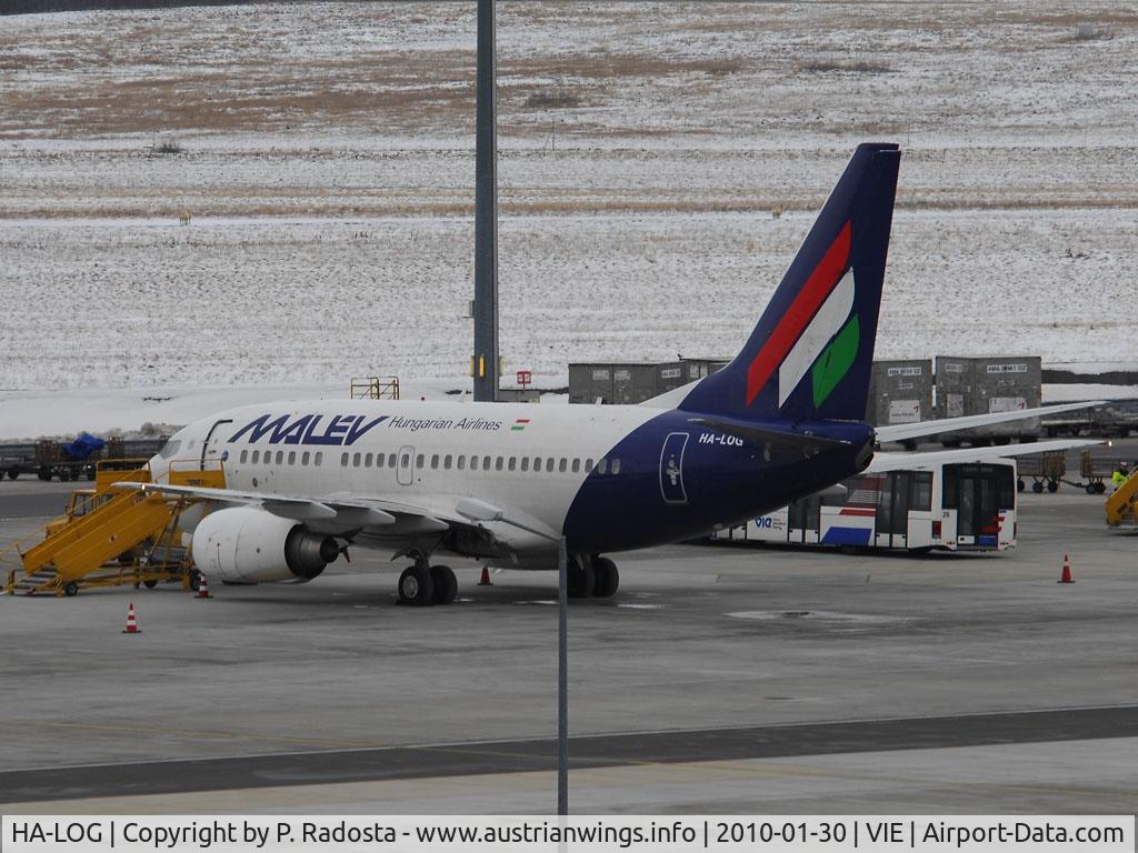 HA-LOG, 2004 Boeing 737-6Q8 C/N 28261, Diverted as BUD was closed d/t weather