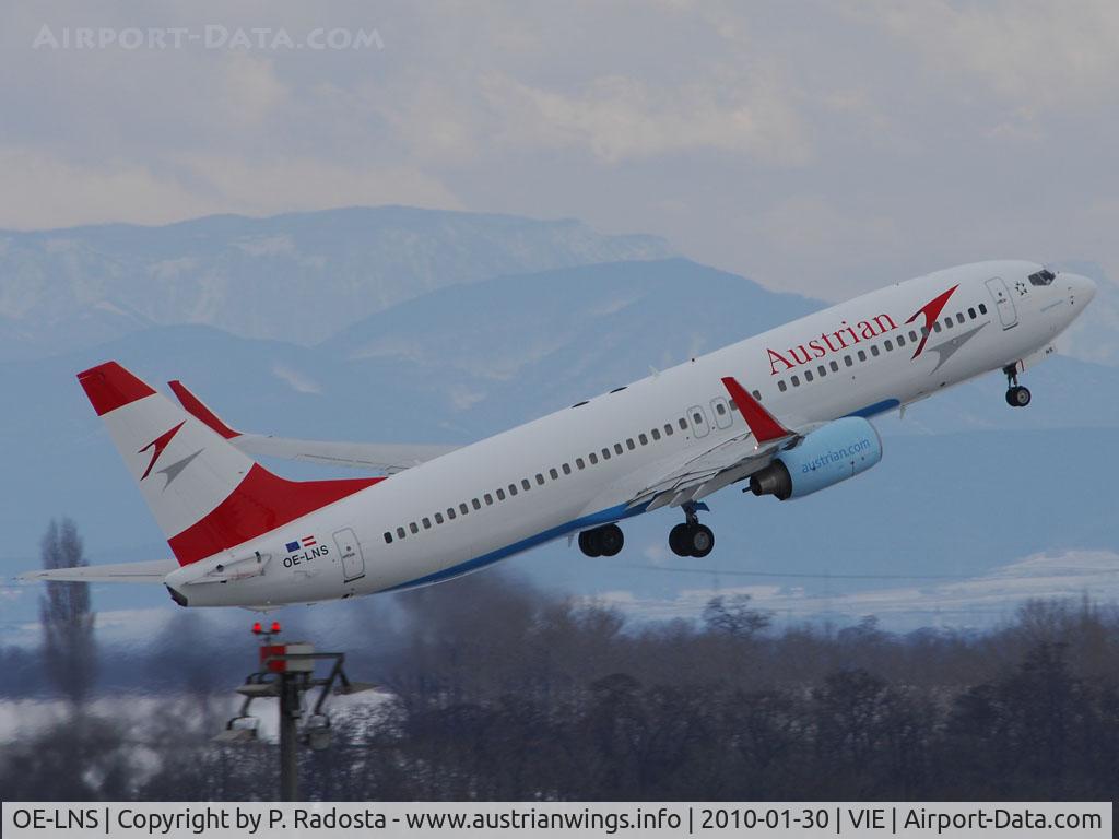 OE-LNS, 2005 Boeing 737-8Z9 C/N 34262, First 737-800 in Austrian Airlines colors