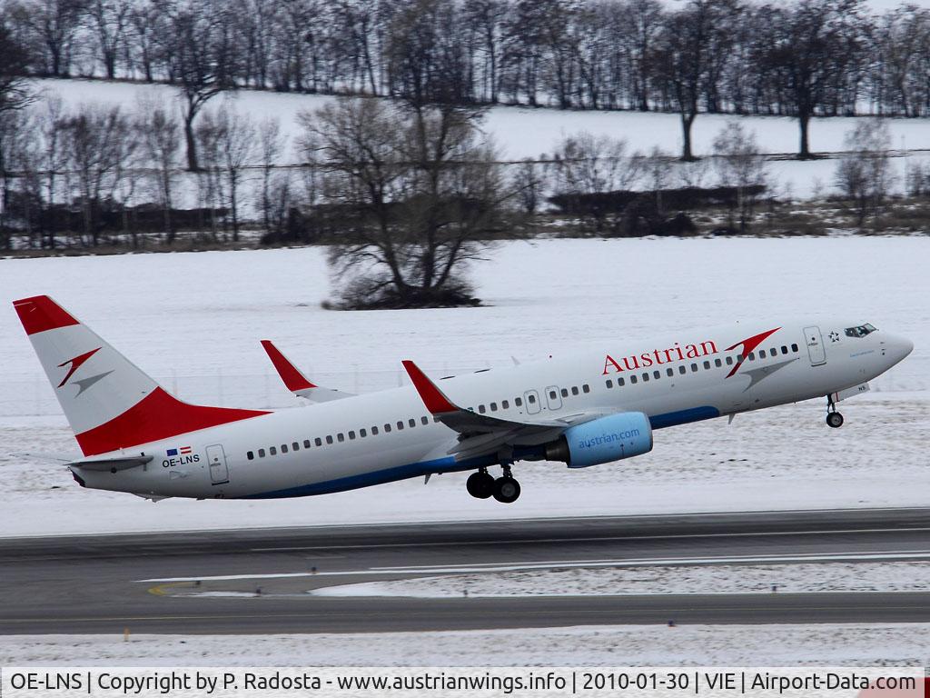 OE-LNS, 2005 Boeing 737-8Z9 C/N 34262, First 737-800 in Austrian Airlines colors