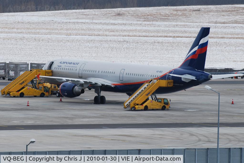 VQ-BEG, 2009 Airbus A321-211 C/N 4116, Aeroflot Airbus A321-200