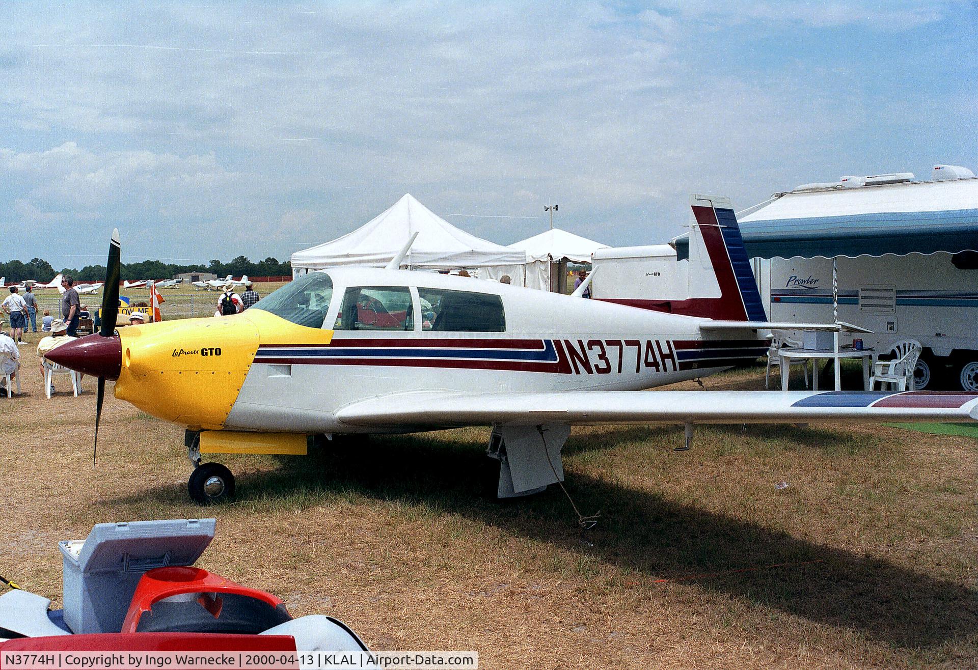 N3774H, 1979 Mooney M20J 201 C/N 24-0938, Mooney M20J at 2000 Sun 'n Fun, Lakeland FL