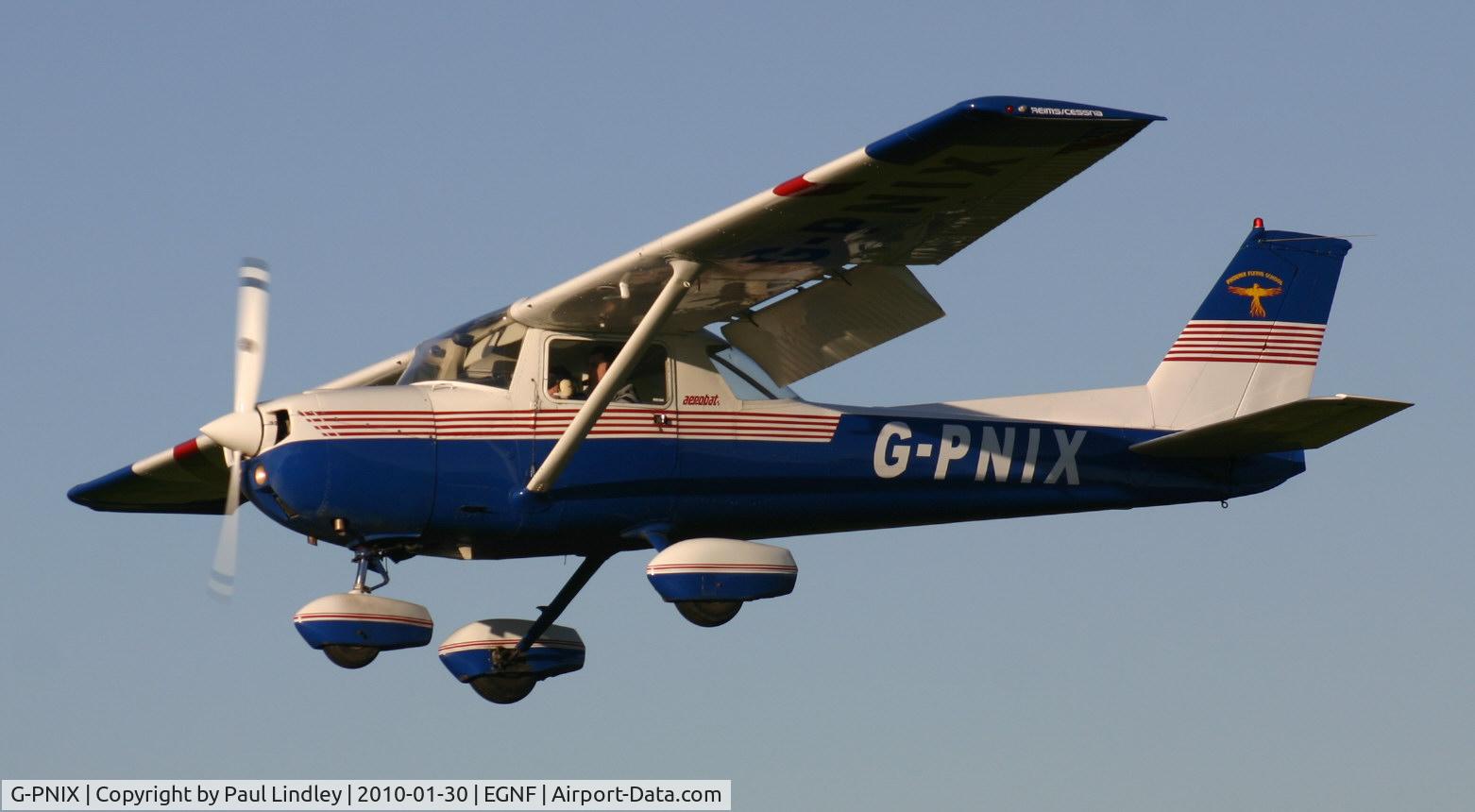 G-PNIX, 1973 Reims FRA150L Aerobat C/N 0205, Very short-finals at home base