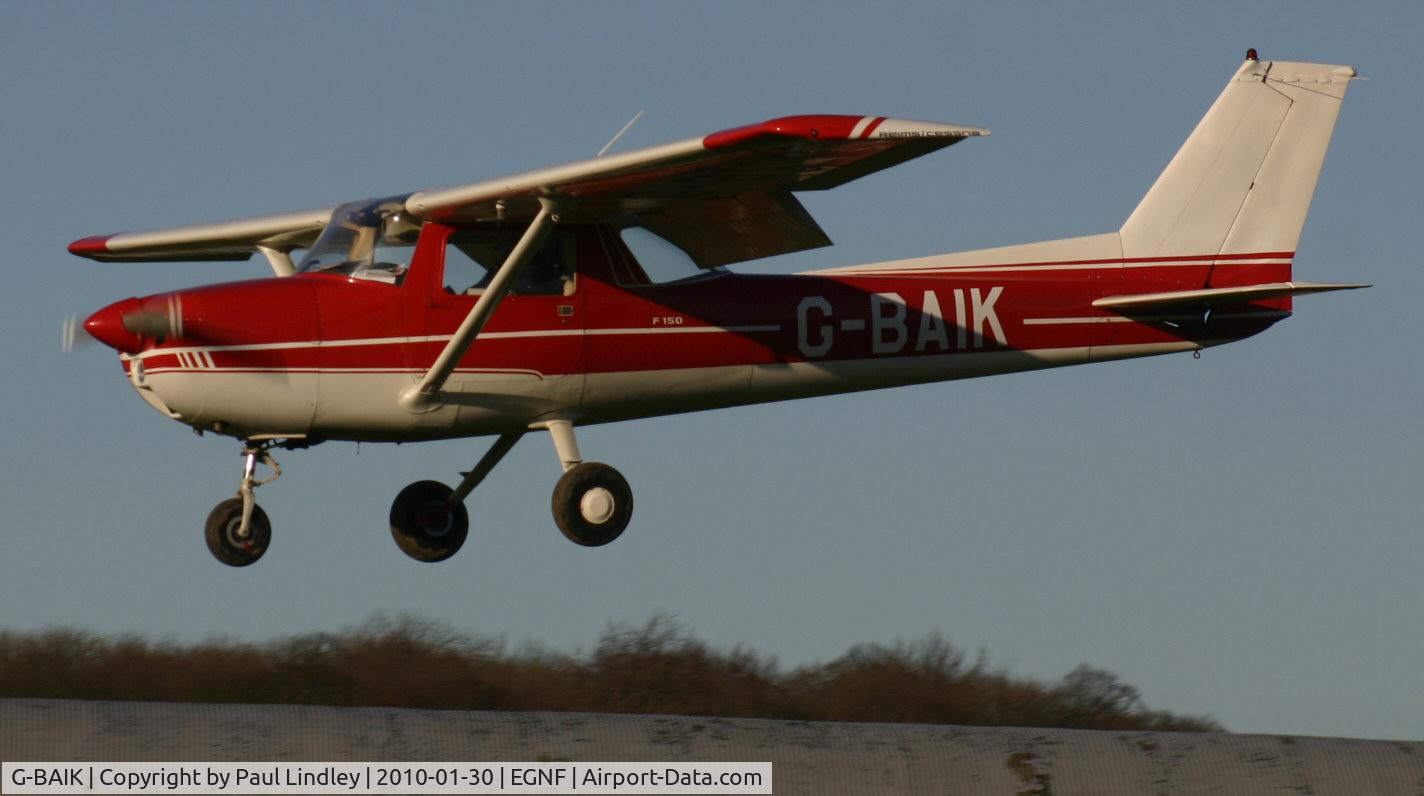 G-BAIK, 1973 Reims F150L C/N 0903, short finals at Netherthorpe