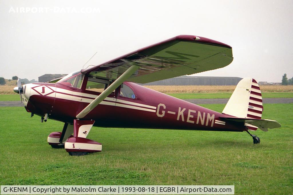 G-KENM, 1946 Luscombe 8E Silvaire C/N 2908, Luscombe 8E Silvaire de luxe at Breighton Airfield in 1993.