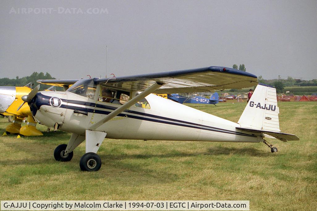 G-AJJU, 1946 Luscombe 8E Silvaire C/N 2295, Luscombe 8E Silvaire de luxe at the PFA Rally, Cranfield in 1994.