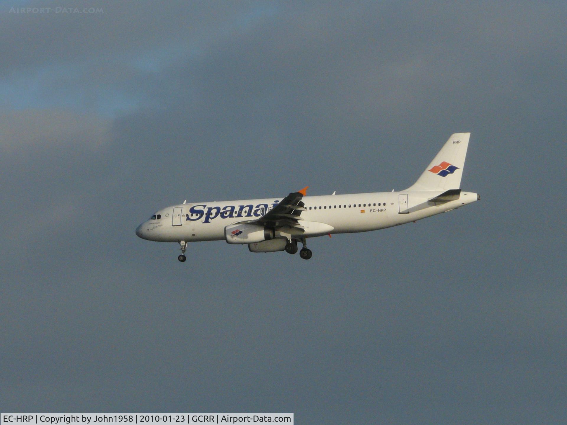 EC-HRP, 2000 Airbus A320-232 C/N 1349, About to land