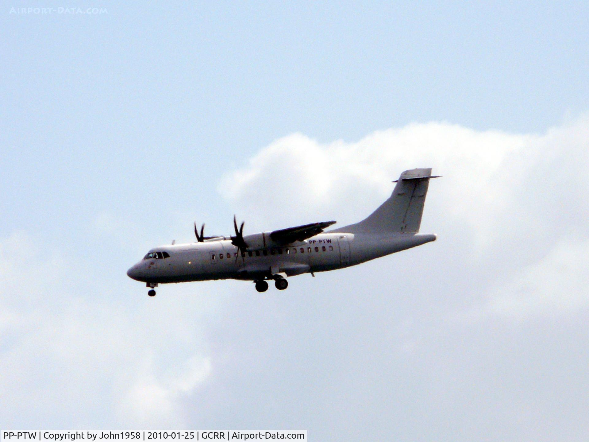 PP-PTW, 1996 ATR 42-500 C/N 510, ATR-42, on delivery from France to Brazil