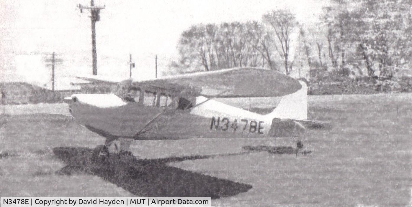 N3478E, 1947 Aeronca 11AC Chief C/N 11AC-1767, Picture taken in Illinois about 1970