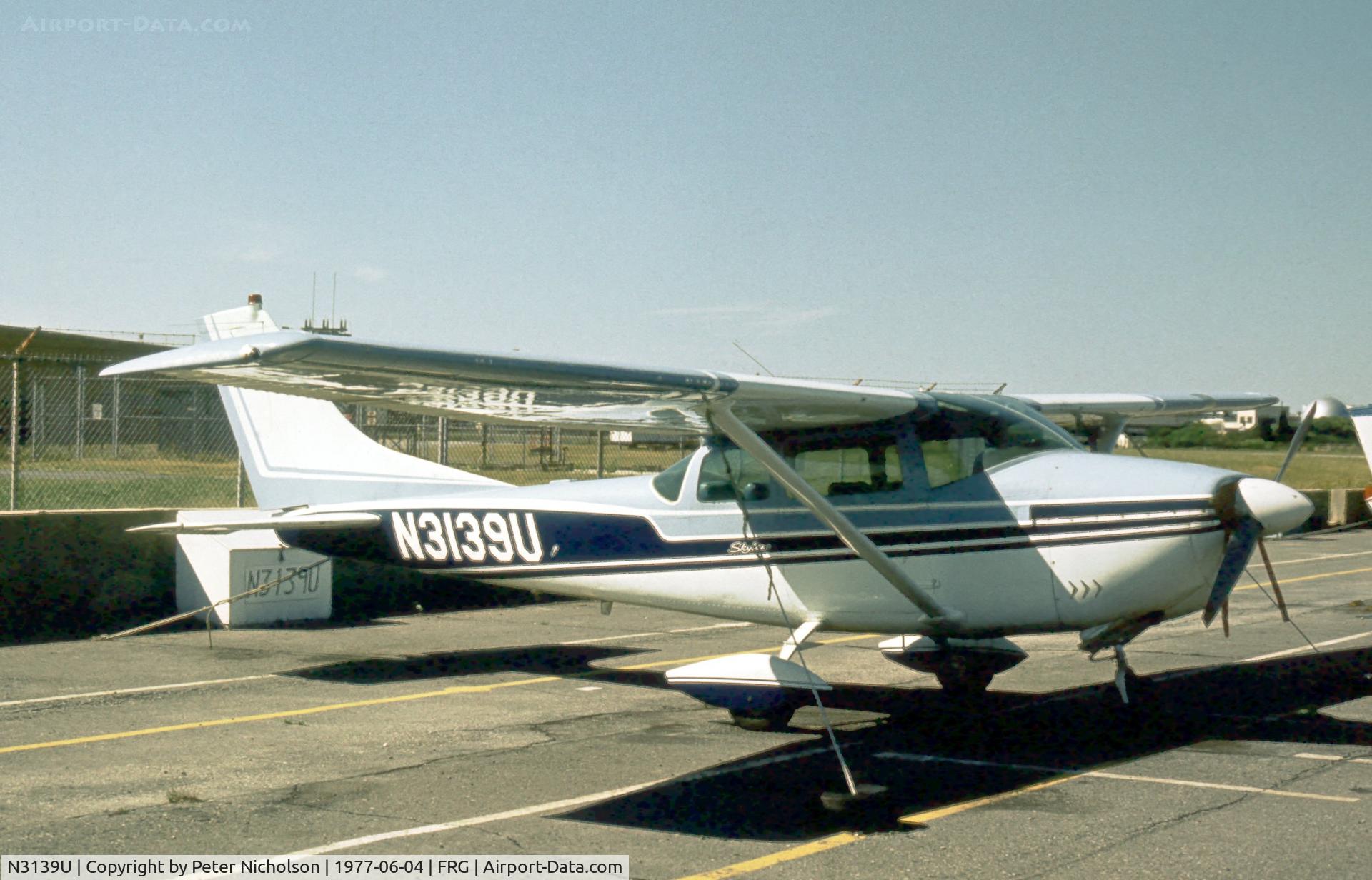 N3139U, Cessna 182F Skylane C/N 18254539, Cessna 182F Skylane seen at Republic Airport, Long Island in the Summer of 1977.