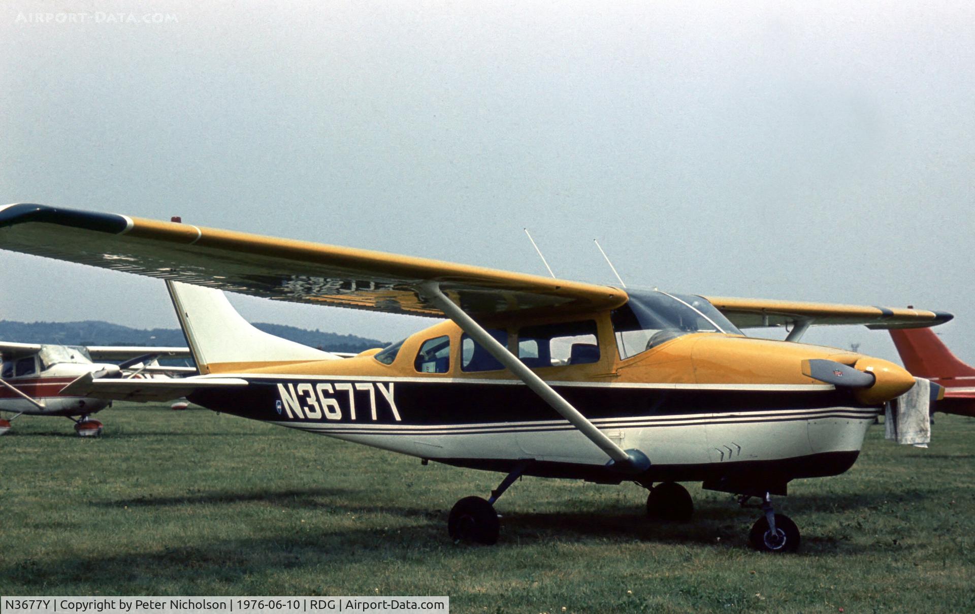N3677Y, 1963 Cessna 210C C/N 21058177, Cessna 210C Centurion at the 1976 Reading Airshow.