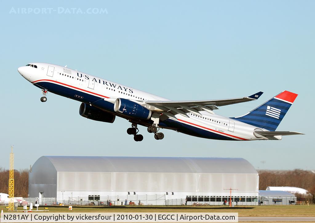 N281AY, 2009 Airbus A330-243 C/N 1041, US Airways