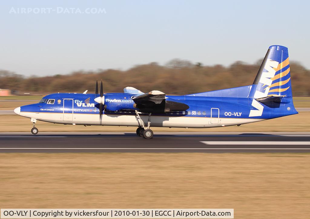 OO-VLY, 1990 Fokker 50 C/N 20181, VLM