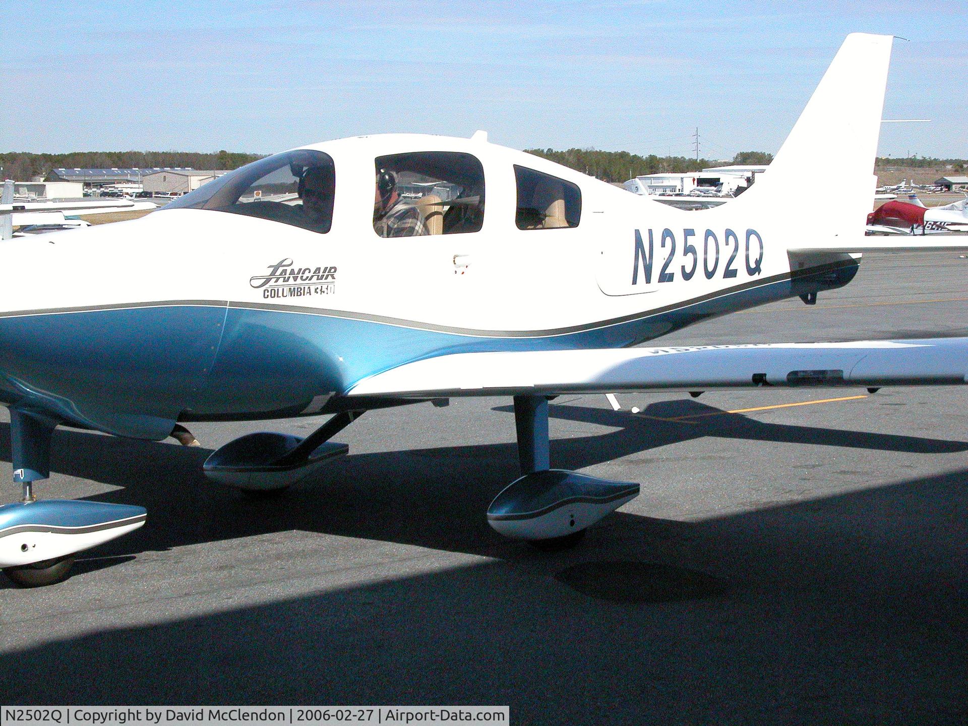 N2502Q, 2005 Lancair LC42-550FG C/N 42076, demo flight @ ryy