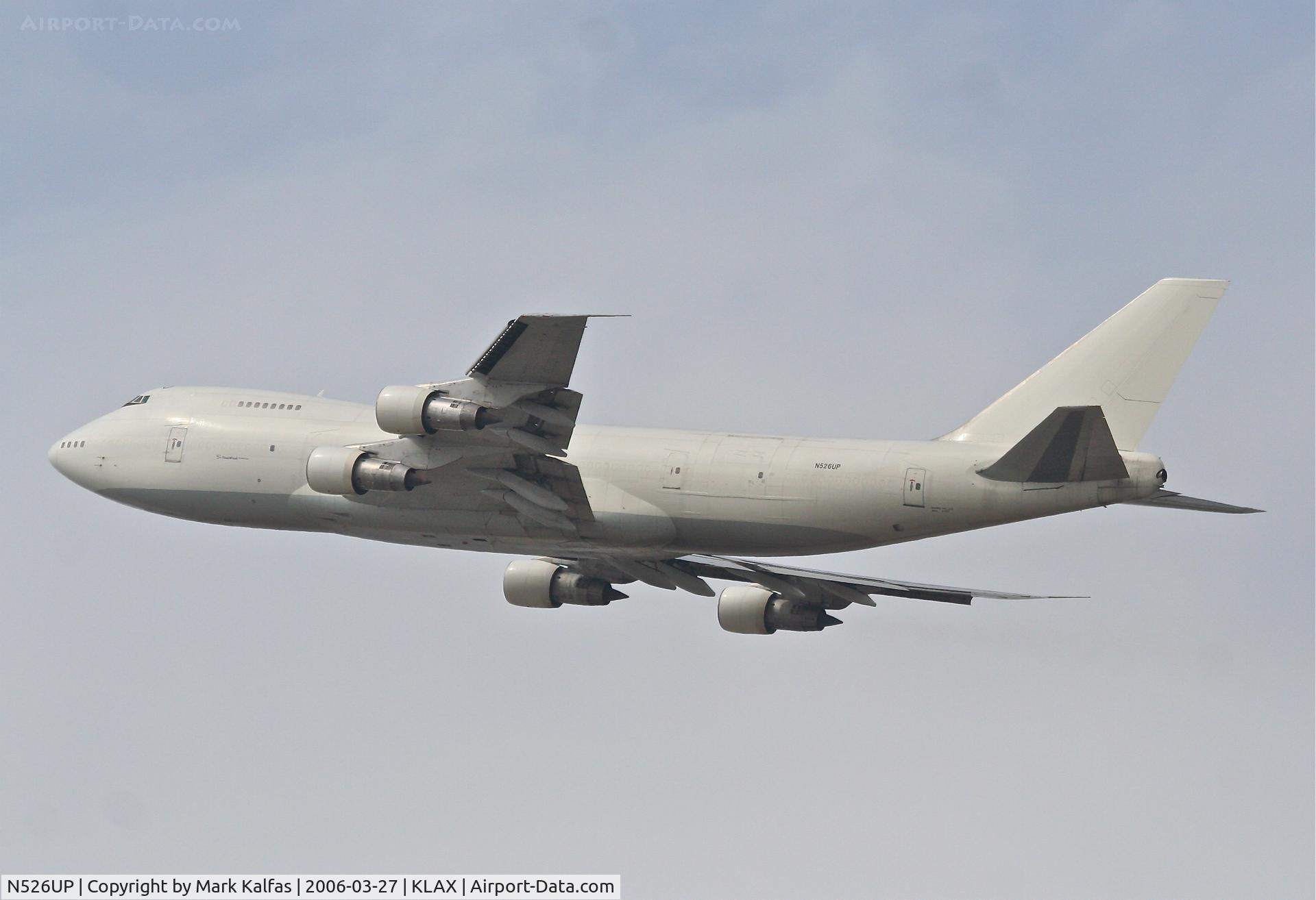 N526UP, 1980 Boeing 747-212B C/N 21937, Trade Winds Boeing 747-212B (cn:21937/419), 25L departure KLAX.
