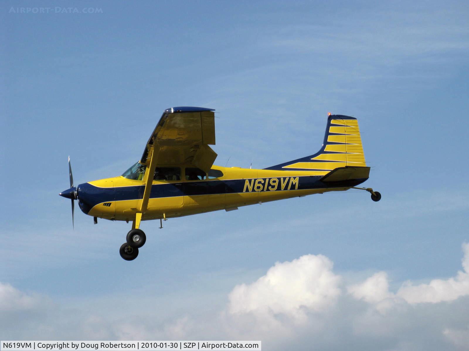 N619VM, 1981 Cessna A185F Skywagon 185 C/N 18504284, 1981 Cessna A185F SKYWAGON II, Continental IO-520-D 300 Hp, on final Rwy 22