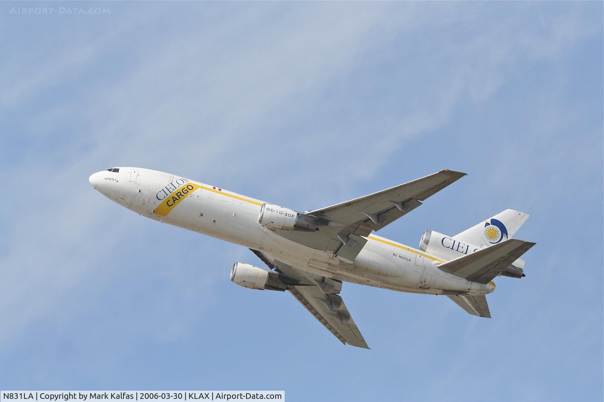 N831LA, 1974 McDonnell Douglas DC-10-30F C/N 46936, Cielos Cargo Mcdonnell Douglas DC-10-30F 