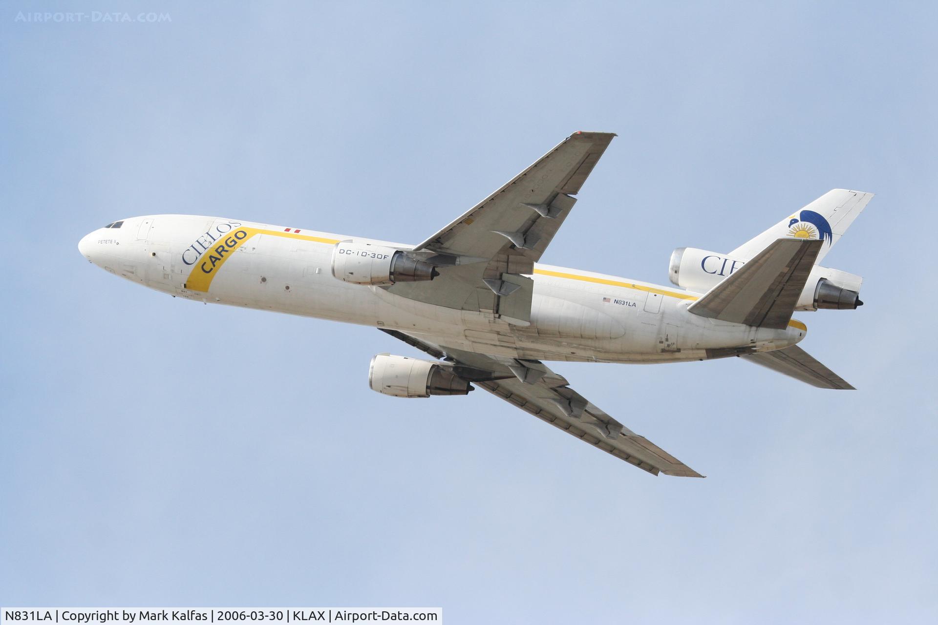 N831LA, 1974 McDonnell Douglas DC-10-30F C/N 46936, Cielos Cargo Mcdonnell Douglas DC-10-30F 