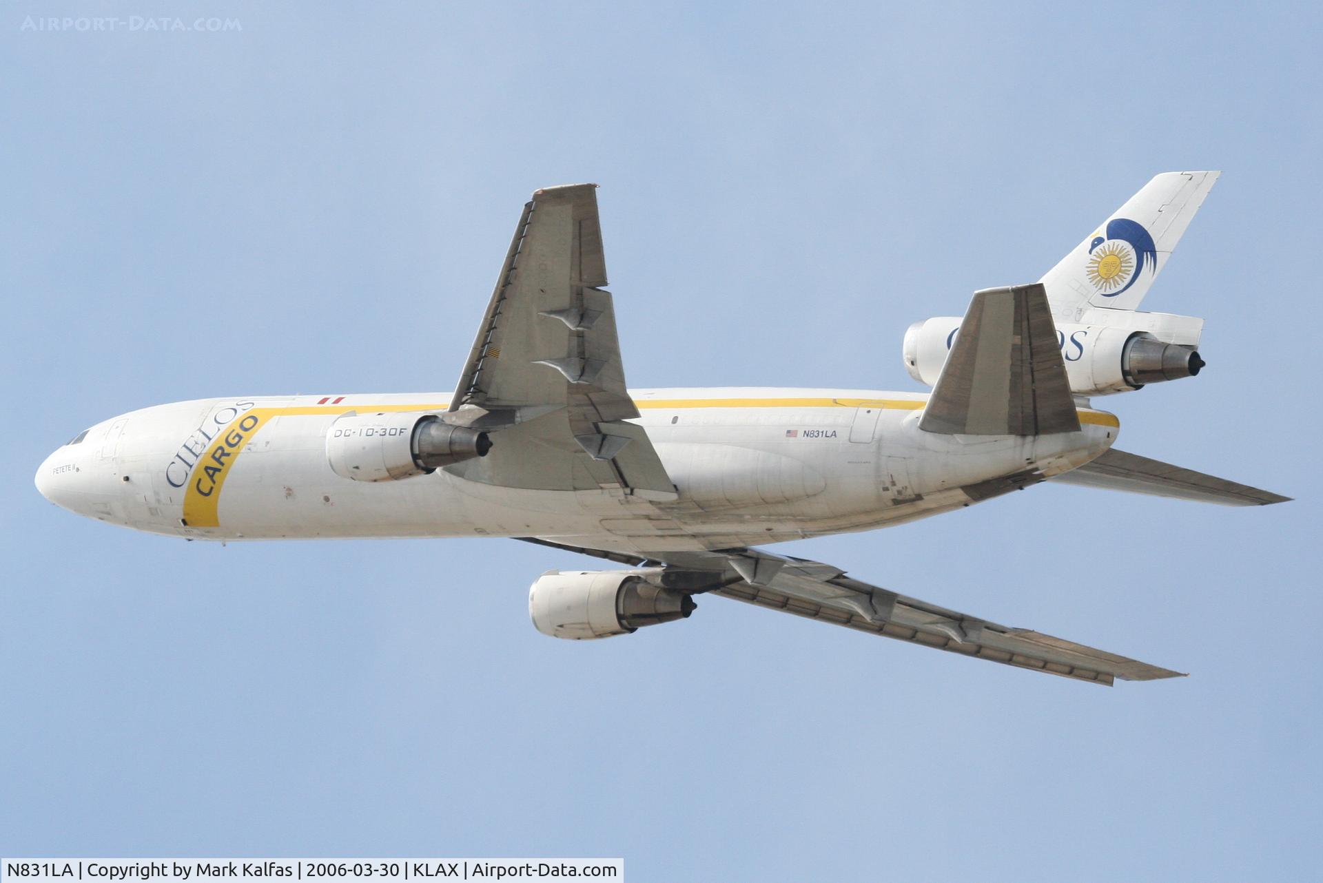 N831LA, 1974 McDonnell Douglas DC-10-30F C/N 46936, Cielos Cargo Mcdonnell Douglas DC-10-30F 