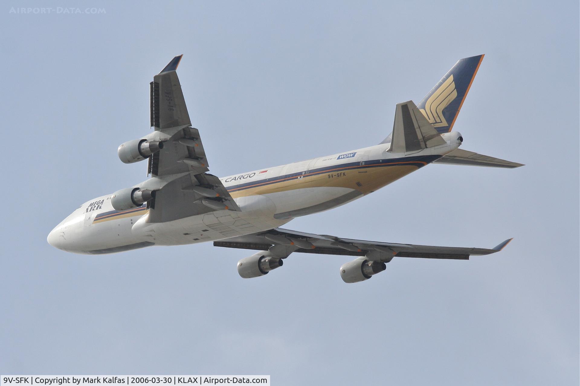 9V-SFK, 1997 Boeing 747-412F/SCD C/N 28023, Singapore Boeing 747-412F 