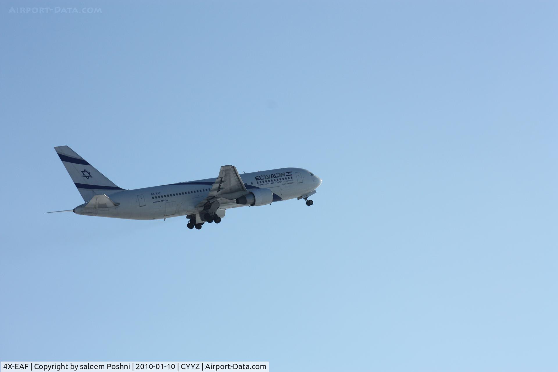 4X-EAF, 1990 Boeing 767-27E/ER C/N 24854, EL AL departing for Tel Aviv