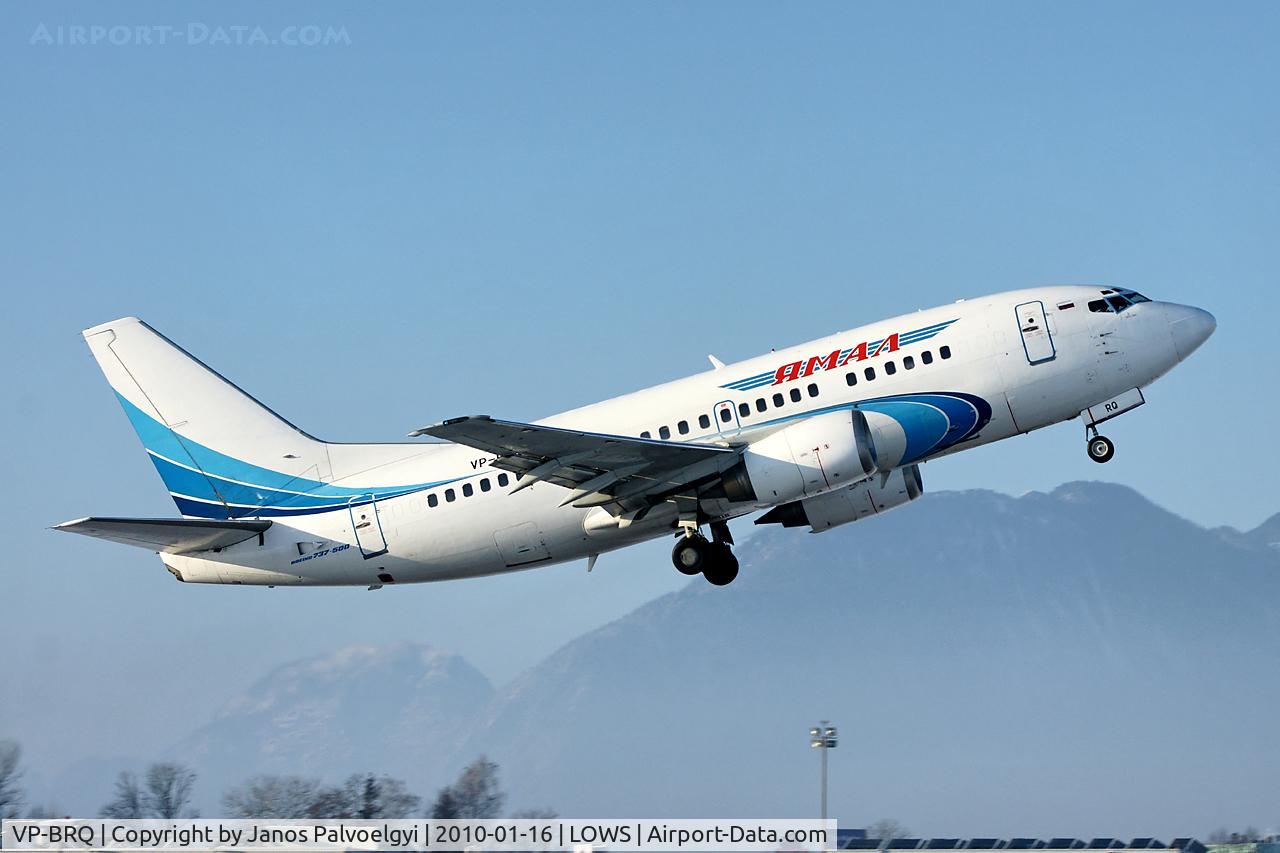 VP-BRQ, 1991 Boeing 737-528 C/N 25230, Yamal Airlines Boeing B737-528 (ex Air France F-GJNE) after take off in LOWS/SZG