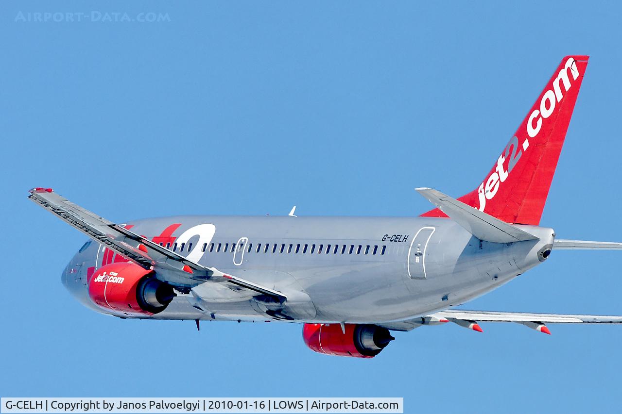 G-CELH, 1986 Boeing 737-330 C/N 23525, Jet2 Boeing B737-330 after take off