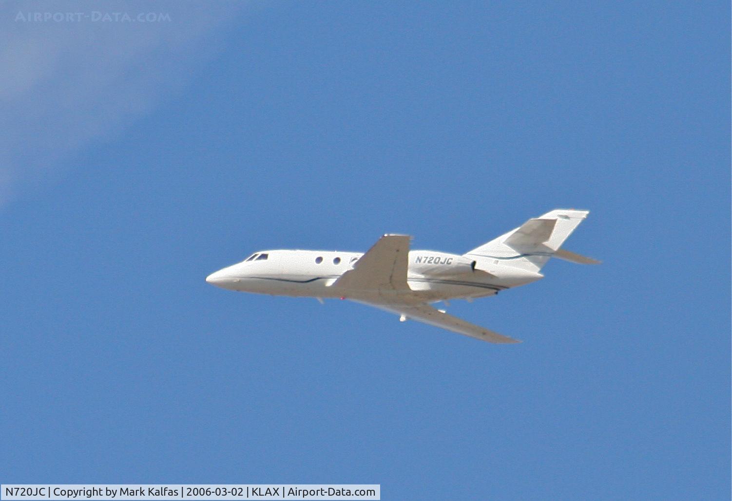 N720JC, 1972 Dassault Falcon (Mystere) 20F-5 C/N 273, MINNESOTA CHOICE AVIATION V FALCON 20-F5, 25R deprture KLAX.