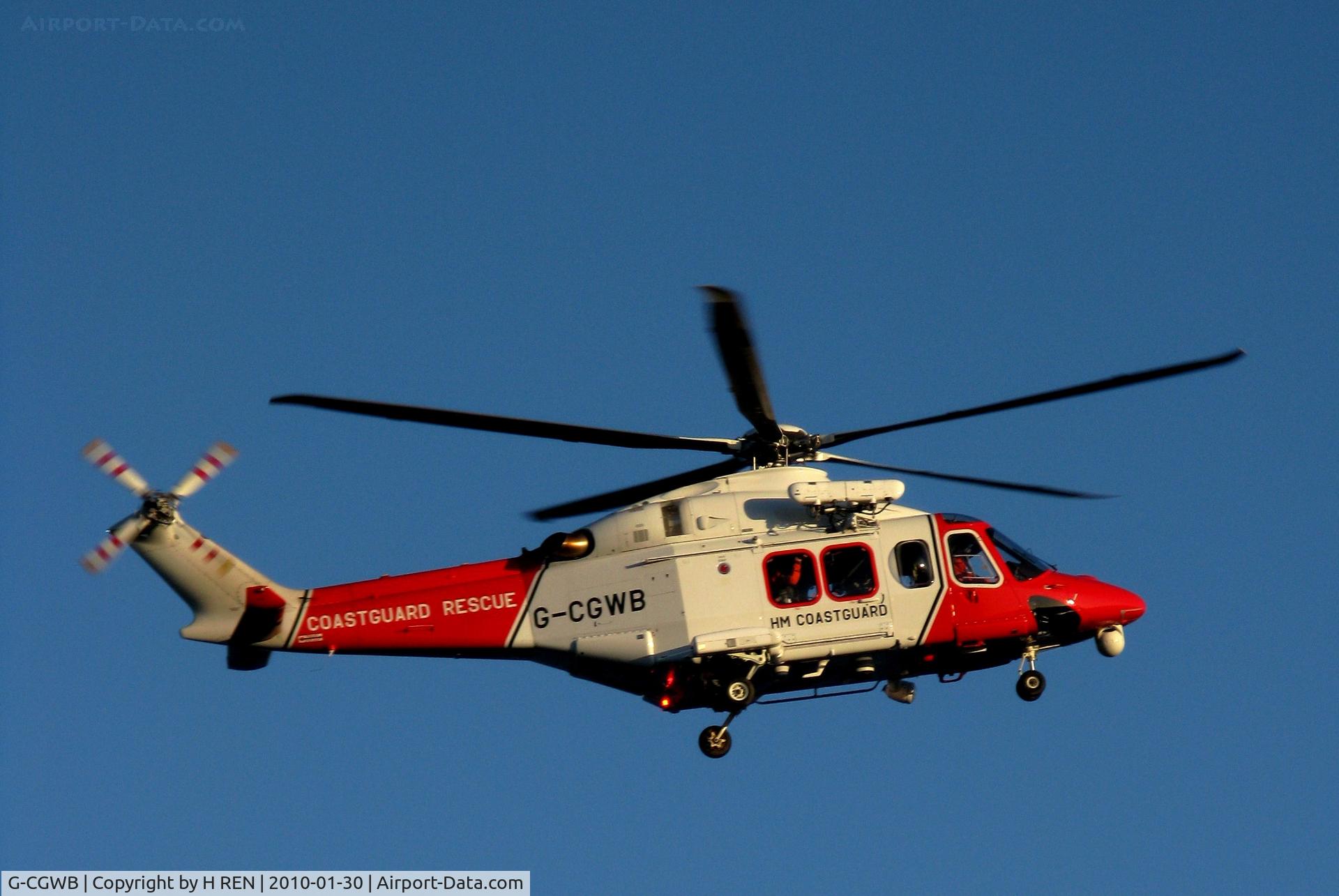 G-CGWB, 2007 AgustaWestland AW-139 C/N 31209, COASTGUARD