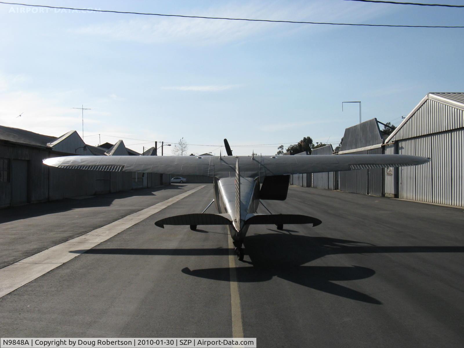 N9848A, 1950 Cessna 190 C/N 7541, 1950 Cessna 190 as U.S.Army LC-126, Jacobs R755-A2 300 Hp radial upgrade, cantilever wings