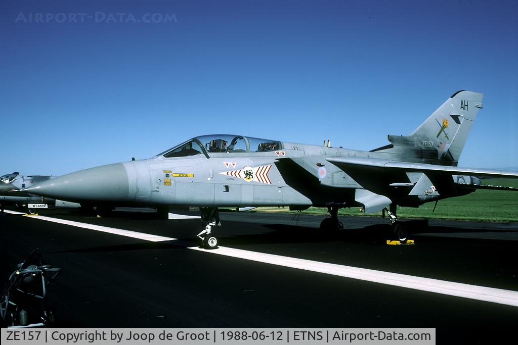 ZE157, 1986 Panavia Tornado F.3 C/N 500/AT010/3226, One of the aircraft on static during the very hot Schleswig open house.