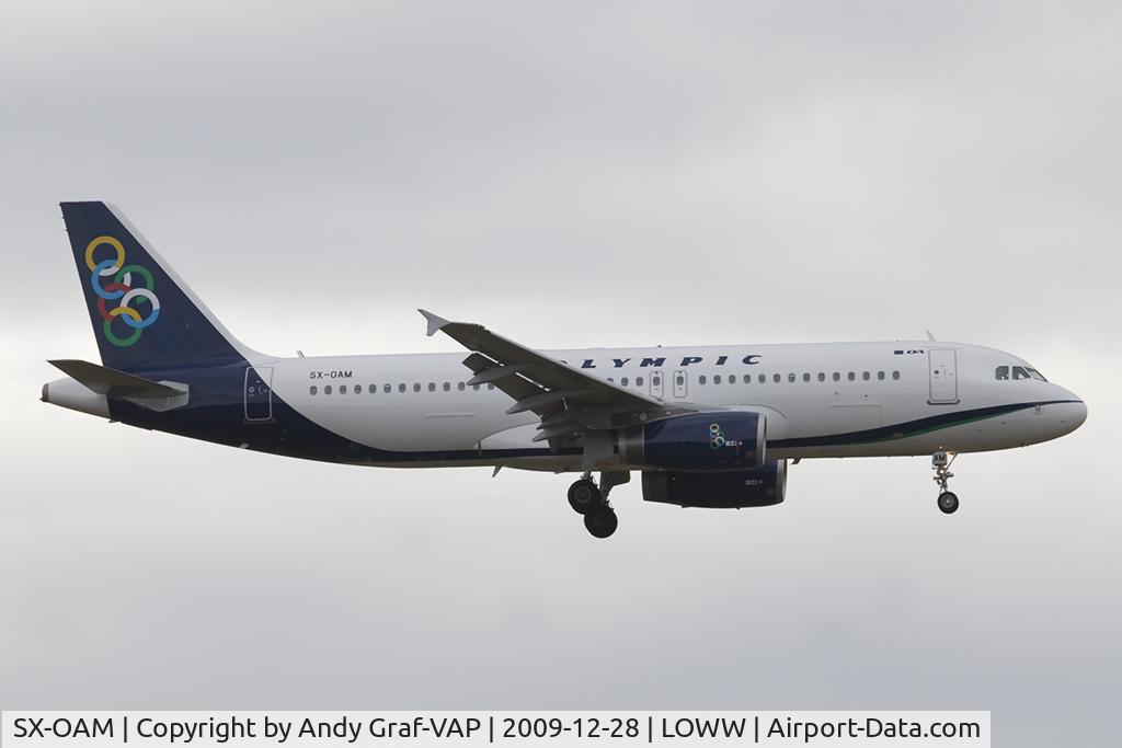 SX-OAM, 2009 Airbus A320-232 C/N 3990, Olympic A320