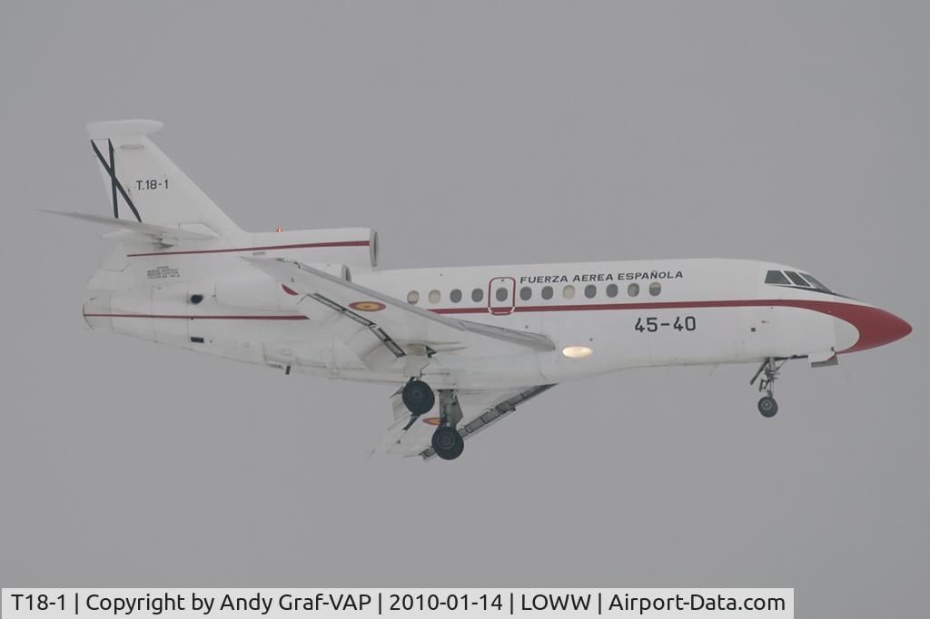 T18-1, 1987 Dassault Falcon 900 C/N 38, Spain Air Force F900