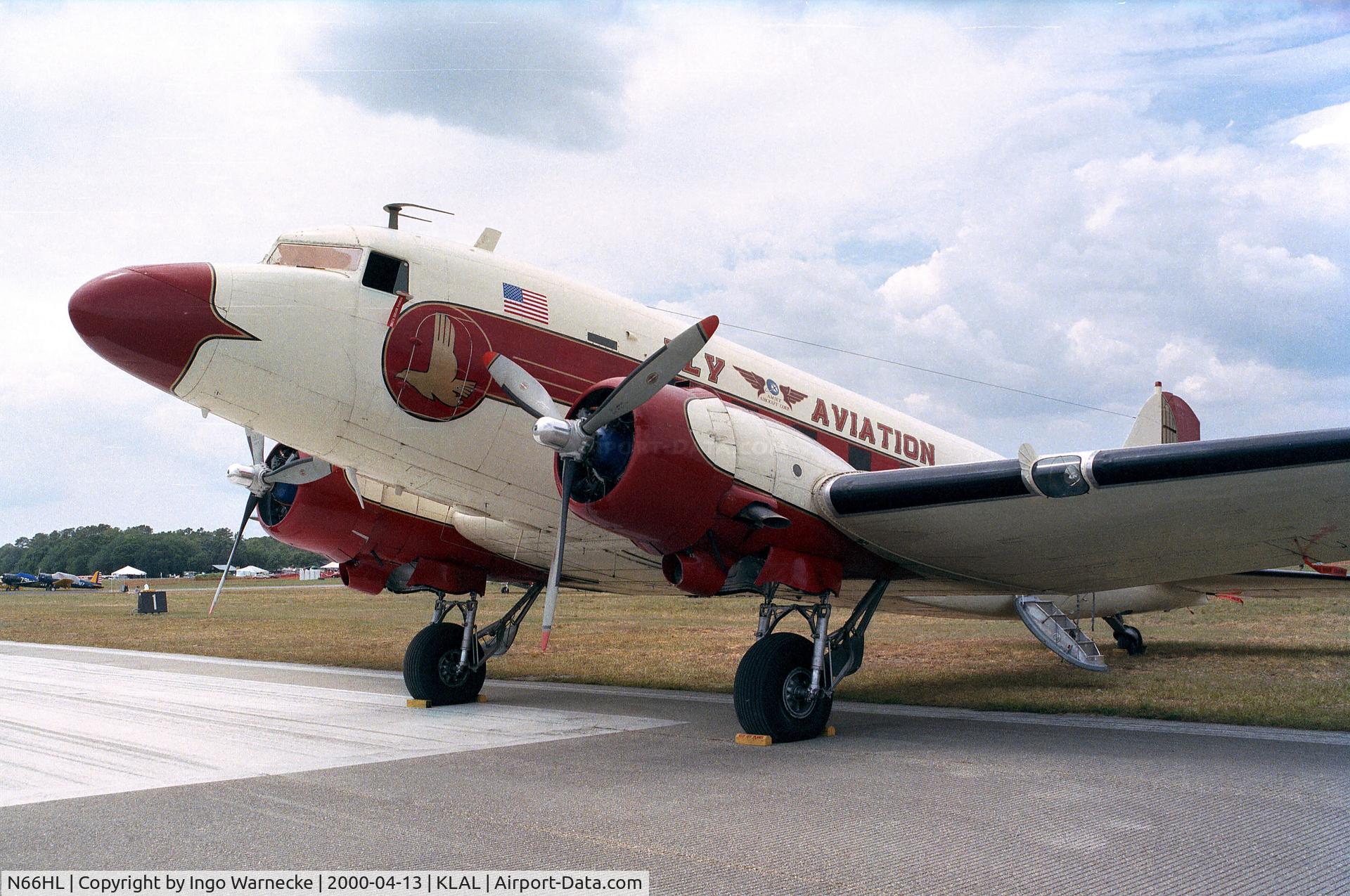 N66HL, Douglas C-47A C/N 9247, Douglas C-47A of Fly Aviation at 2000 Sun 'n Fun, Lakeland FL
