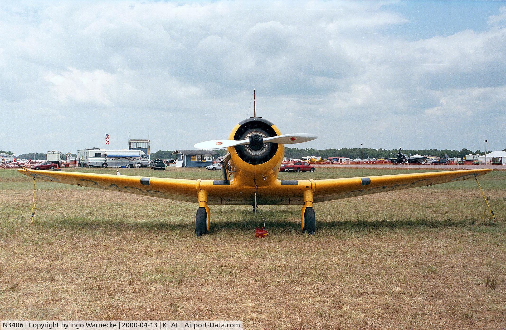 N3406, 1940 North American NA-64 Yale C/N 64-2144, North American NA-64 