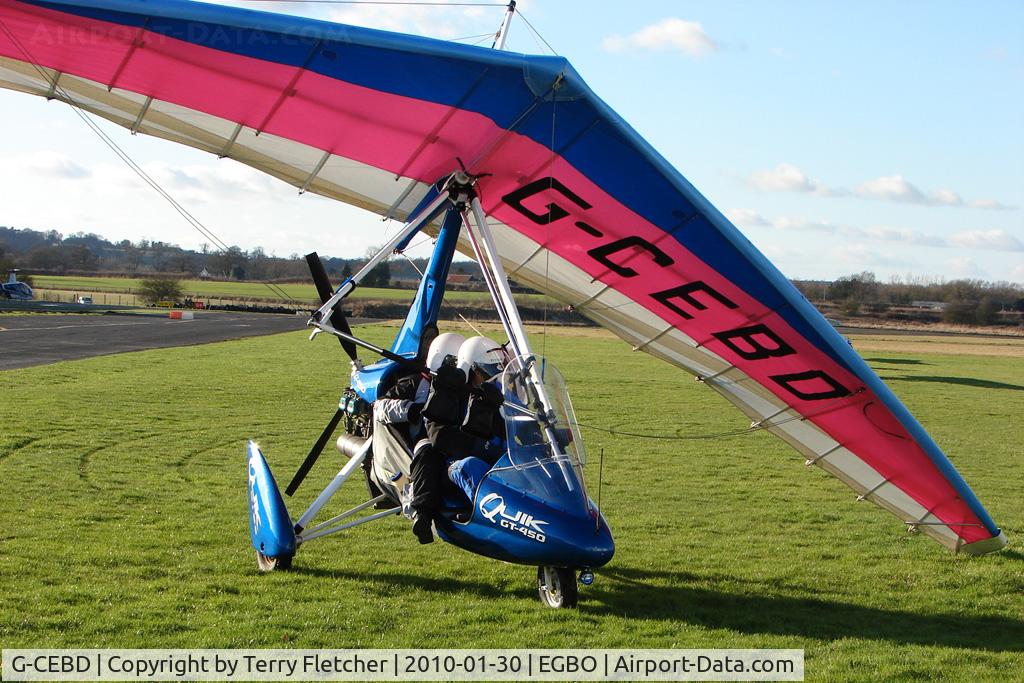 G-CEBD, 2006 P&M Aviation Quik GT450 C/N 8193, Microlight participant in the 2010 BMAA Icicle Fly-in at Wolverhampton