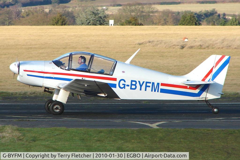 G-BYFM, 2000 Jodel DR-1050 M1 Excellence Replica C/N PFA 304-13237, 2000 Roxburgh Aj And Standen Pm REPLICA JODEL DR1050-M1  -  participant in the 2010 BMAA Icicle Fly-in at Wolverhampton