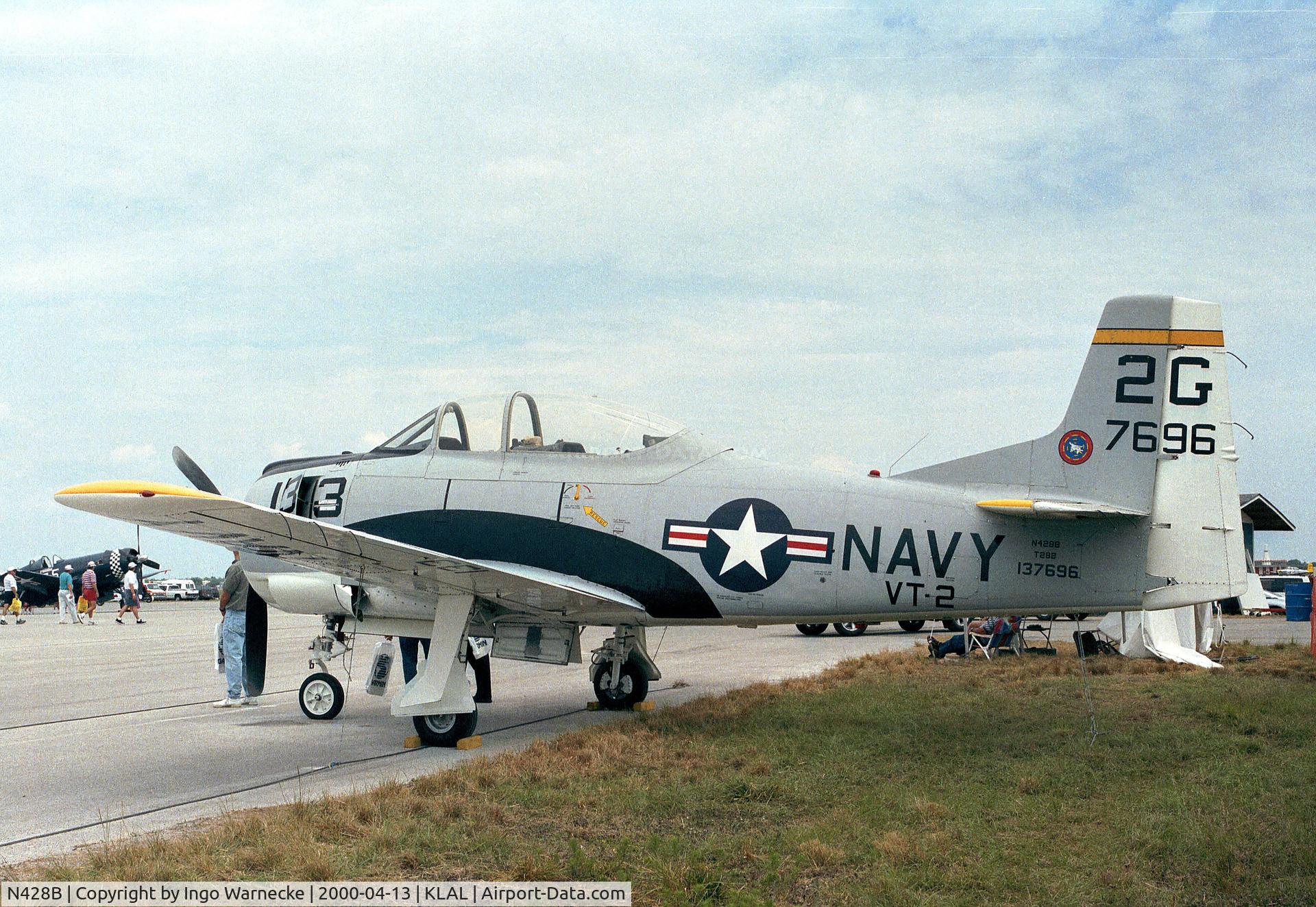 N428B, 1993 North American T-28B Trojan C/N 200-59 (137696), North American T-28B Trojan at 2000 Sun 'n Fun, Lakeland FL