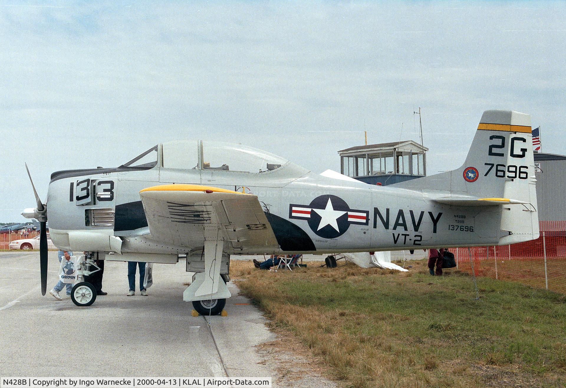 N428B, 1993 North American T-28B Trojan C/N 200-59 (137696), North American T-28B Trojan at 2000 Sun 'n Fun, Lakeland FL
