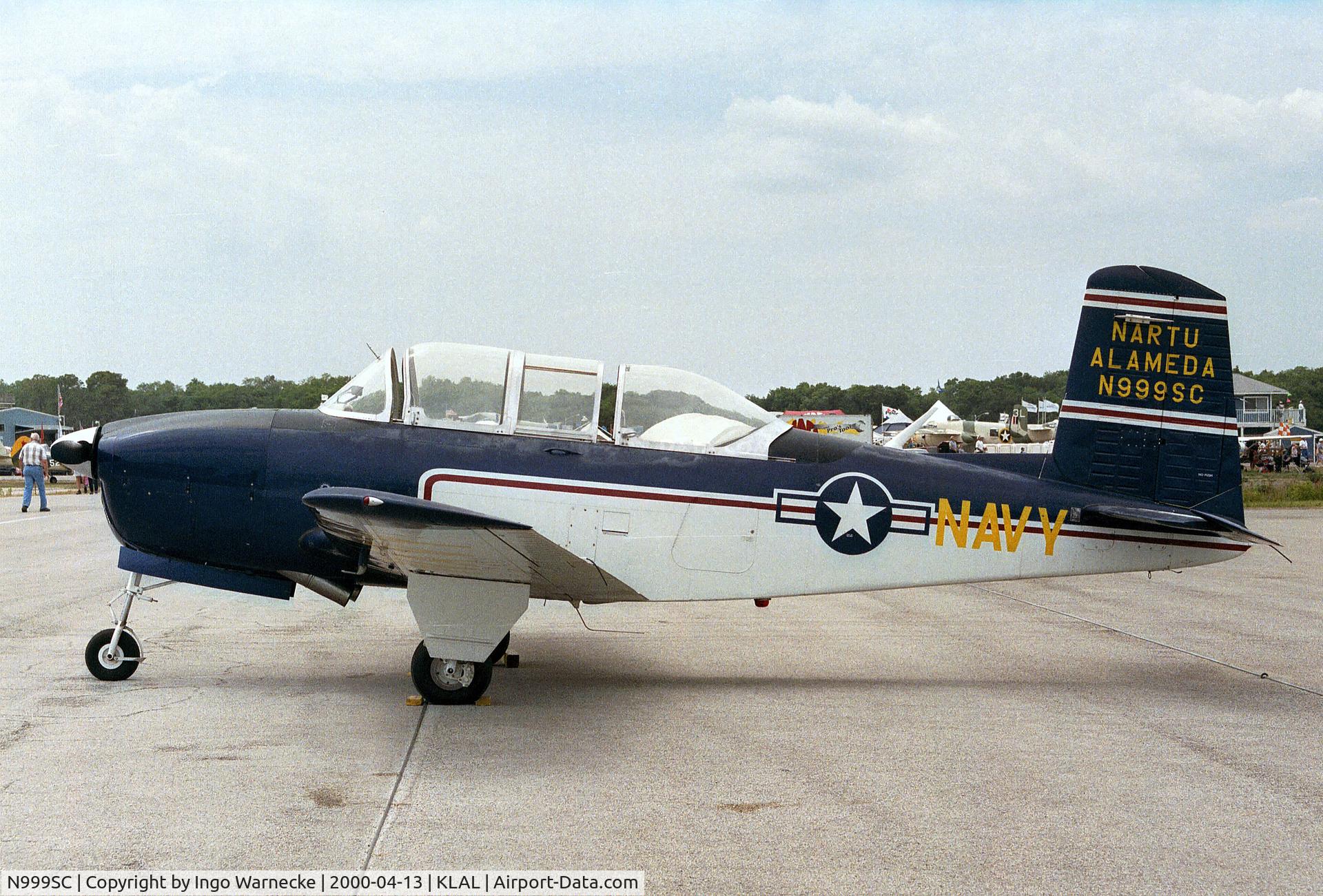 N999SC, 1953 Beech T-34A (A45) Mentor Mentor C/N G-306, Beechcraft D-45 (T-34 Mentor) at 2000 Sun 'n Fun, Lakeland FL