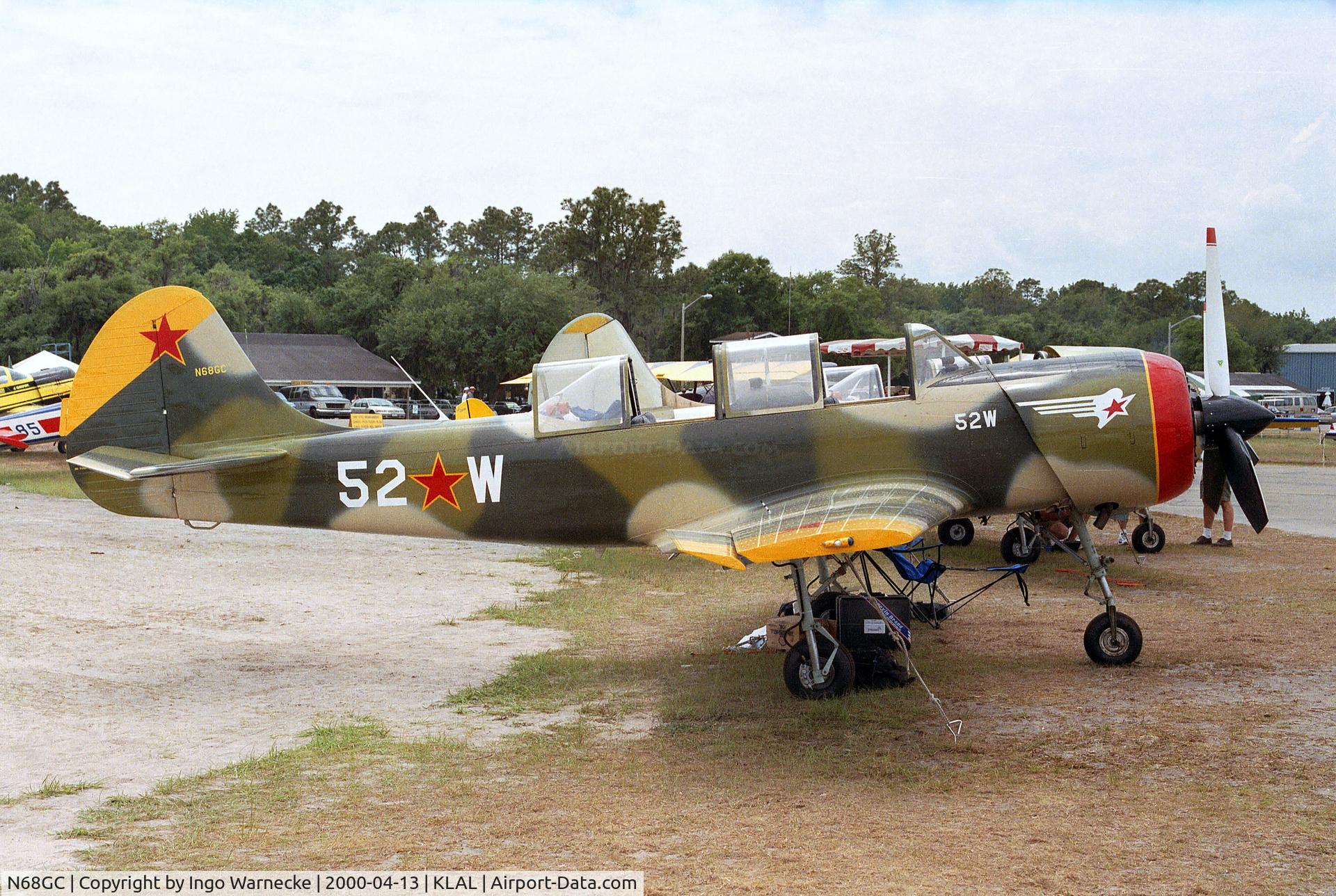 N68GC, 1999 Yakovlev (Aerostar) Yak-52W C/N 9912204, Aerostar (Yakovlev) Yak-52W at 2000 Sun 'n Fun, Lakeland FL