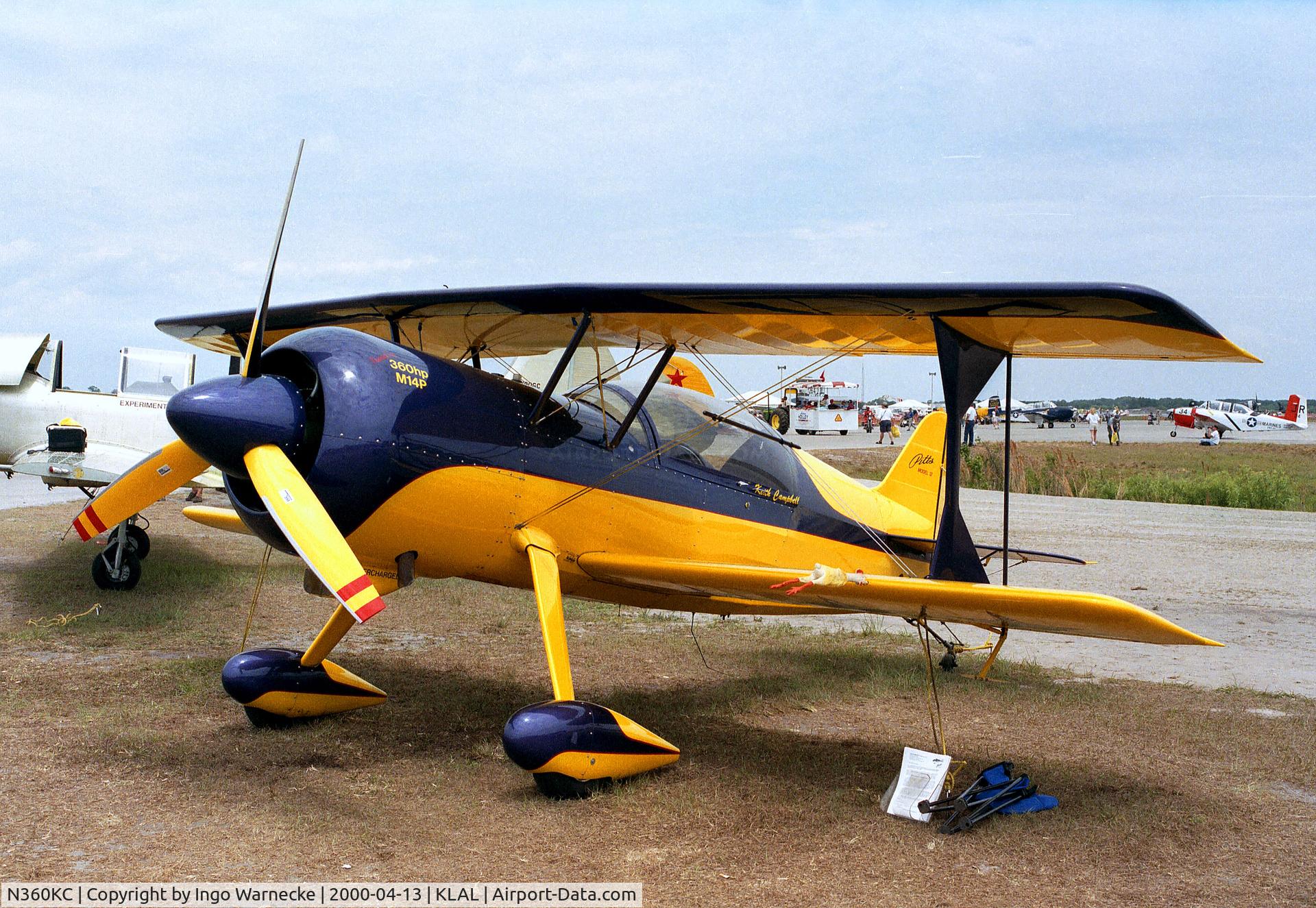 N360KC, 1999 Pitts Model 12 C/N 002, Pitts (Kimball) Model 12 at 2000 Sun 'n Fun, Lakeland FL