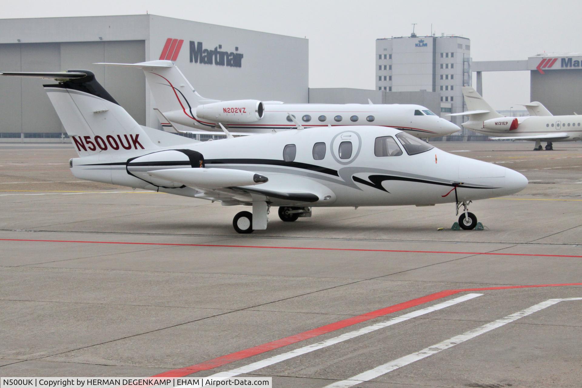 N500UK, 2007 Eclipse Aviation Corp EA500 C/N 000051, SCHIPHOL OOST