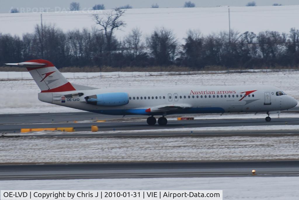 OE-LVD, 1994 Fokker 100 (F-28-0100) C/N 11515, Austrian arrows Fokker 100
