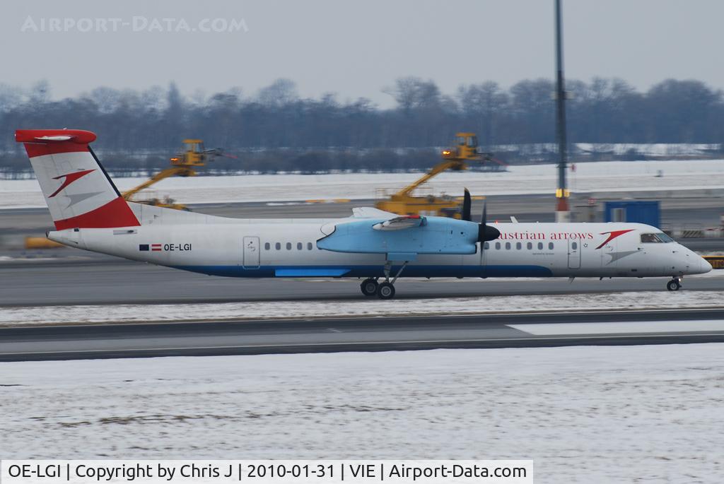 OE-LGI, 2004 De Havilland Canada DHC-8-402Q Dash 8 C/N 4100, Austrian arrows DHC8-402